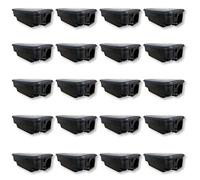 NUISIPRO - Poste Anti Rat & Anti Souris - Lot de 20 boites Robustes - Conforme HACCP - Grande sécurité des Produits