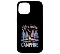Nuit de Camping Autour du feu de Camp Coque pour iPhone 15