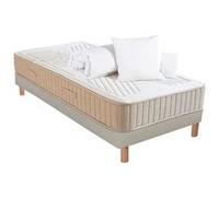 - Pack Prêt à dormir SYMPHONIE 2.0 90x190 cm - Matelas Mémoire de forme + Sommier + Accessoires