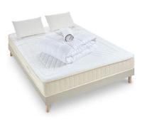 NUIT DE COTON - Pack Prêt à dormir SYMPHONIE 2.0 90x190 cm - Matelas Mémoire de forme + Sommier + Accessoires G