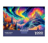 Nuit de Fantaisie Puzzle 1000 PiècesChâteau Cosmique pour Experts Papier Recyclé Difficile sans Reflets Édition Limitée Qualité Premium 70x50cm/1000pcs