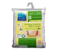 Protège matelas absorbant coton bio natura 160x200