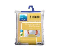 Nuit des Vosges 2035346 Aubin Protège Matelas Absorbant Molleton/Coton Blanc 90 x 200 cm