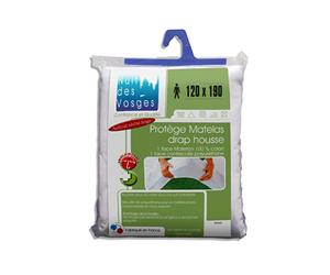 Nuit des Vosges 2035681 Arnaud Protège Matelas Imperméable Coton Blanc 120 x 190 cm