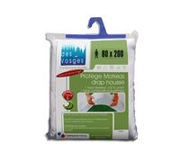 Nuit des Vosges 2072457 Arnaud Protège Matelas Imperméable Coton Blanc 80 x 200 cm