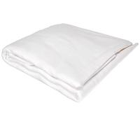 Nuit des Vosges 2072839 Aubin Sous-Taie Ouverte Elastiquee de Traversin Absorbante Molleton/Coton Blanc 22 x 160 cm