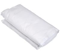 Nuit des Vosges 2094473 Cotoval Drap Housse Uni Coton Blanc 120 x 190 cm