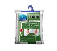 Nuit des Vosges 2141023 Céline Protège Matelas Imperméable Coton Blanc 80 x 200 cm