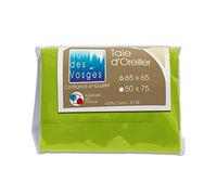 Nuit des Vosges Cotoval Taie d'Oreiller Coton Anis 65 x 65 cm