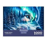 Nuit du Loup Arctique Papier Épais Et Solide Parfait pour Renforcer Les Capacités Cognitives, La Mémoire Et La Concentration Mentale 70x50cm/1000pcs