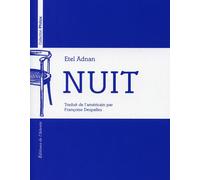 Nuit - Etel Adnan - L'attente Eds De - broché - Poésie