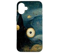 Nuit étoilée mélangée avec Hieronymus Bosch Inspiration Art Coque pour iPhone 16 Plus