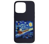 Nuit étoilée St Nicolas Arrive à Saint-Rémy Coque pour iPhone 15 Pro Max