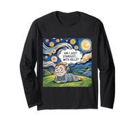 Nuit étoilée Van Gogh Crise Existentielle Drôle Meme Manche Longue