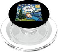 Nuit étoilée Van Gogh Crise Existentielle Drôle Meme PopSockets PopGrip pour MagSafe