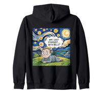 Nuit étoilée Van Gogh Crise Existentielle Drôle Meme Sweat à Capuche