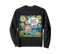 Nuit étoilée Van Gogh Crise Existentielle Drôle Meme Sweatshirt