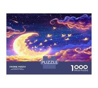 Nuit étoiléeCasse-tête 1000 Pièces avec Clic Parfait, Puzzle d'art Voûte célesteénigme De Compétence Logique pour Une Activité Zen, Puzzle Cadeau d'anniversaire 70x50cm/1000pcs