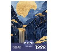 Nuit sous la Lune et Arbre doré Puzzle 1000 Pièces Educa Jouet en Bois Jeu D'Intelligence Décoration Intérieure Jeu Éducatif Challenge Toy Adultes & Enfants des 14 Ans 38x26cm/1000pcs