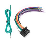 NuIth Pioneer Autoradio stéréo 16 broches avec faisceau de câbles et câble d'alimentation DVD de rechange pour Pioneer DEH AVH AVIC MVH FH SPH AVH4000NEX AVH-4100NEX AVIC-6100NEX