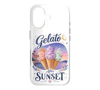 Nuits d'été Italiennes à Gelato Sunset Coque pour iPhone 17
