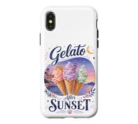 Nuits d'été Italiennes à Gelato Sunset Coque pour iPhone X/XS
