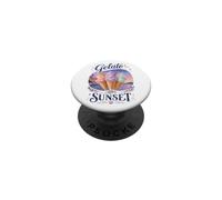 Nuits d'été Italiennes à Gelato Sunset PopSockets PopGrip Adhésif