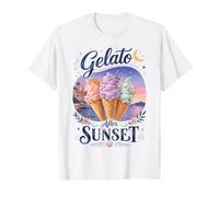 Nuits d'été Italiennes à Gelato Sunset T-Shirt