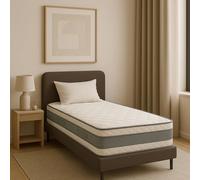 Nuits D'or Deluxe Matelas 70x190 Mémoire de Forme - Hauteur 21 CM - Soutien Ferme - (70_x_190_cm)