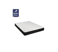 Nuits d'Or Matelas 140x200 Souple en Latex + Aertech - 20 Cm - Orthopédique + Oreiller à Mémoire de Forme valeur 89 Nuits d'Or