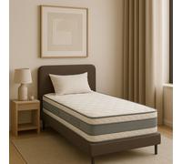 Nuits D'or Memory Deluxe 70x190 Matelas face de contact Mémoire de Forme - Hauteur 21 CM - Soutien Très Ferme - (70_x_190_cm)