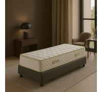 Nuits D'or Natura Bamboo 80x200 Matelas Densité 35 Kg/m3 - Hauteur 21 Cm - Soutien Ferme - (80_x_200_cm)