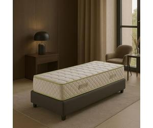 Nuits D'or Natura Bamboo 80x200 Matelas Densité 35 Kg/m3 - Hauteur 21 Cm - Soutien Ferme - (80_x_200_cm)
