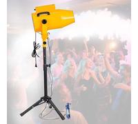 Nuits Horreur 2025,Machine À Bulles Jet,Canon À Mousse, Pulvérisation Ajustable,Angle Ajustable/Oscillation,Pour Décorations Maison Hantée,Fêtes Jardin, Zone 80m²,Robuste et Durable(Yellow)