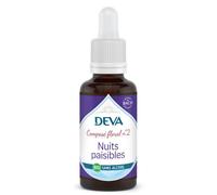 Nuits paisibles n°2 - composé floral bio deva - sans alcool 30ml