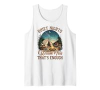 Nuits tranquilles Feu Chaud Camping Extérieur Nature Design Débardeur