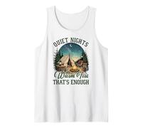 Nuits tranquilles Feu Chaud Camping Extérieur Nature Design Débardeur