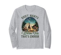 Nuits tranquilles Feu Chaud Camping Extérieur Nature Design Manche Longue