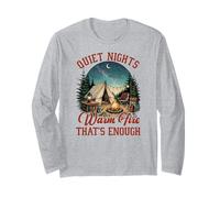 Nuits tranquilles Feu Chaud Camping Extérieur Nature Design Manche Longue