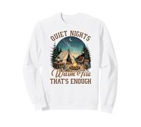 Nuits tranquilles Feu Chaud Camping Extérieur Nature Design Sweatshirt