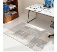 NujorWarm Tapis Chauffant Électrique en Graphène Chauffage Rapide avec Thermostat réglable à 60 Niveaux et minuterie Idéal pour Salon Bureau Salle à Manger Salle d’étude 220V 90x140cm SD