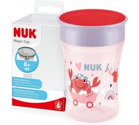 NUK 10255603 NUK Tasse à bec Magic Cup 360° bord buvable 230ml rouge