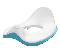 Nuk 10256368 Réducteur de WC pour enfant avec protection anti-éclaboussures, bleu pétrole