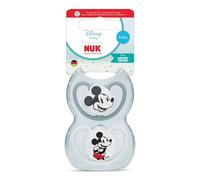 Nuk 2 Sucettes Perfect Match Air 0-6m Mickey