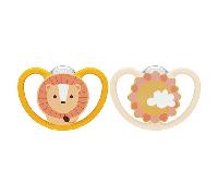 Nuk 2 Sucettes Perfect Match Air 18-36m Chat/Ours Polaire