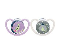 Nuk 2 Sucettes Perfect Match Air Nuit 6-18m Mouton