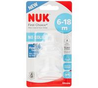 NUK Tétines First Choice Silicone Flow Control 2 tétines