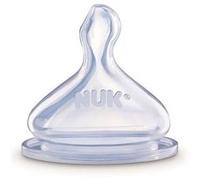 Nuk 2 Tetines Silicone Base Large Serenity + 6-18 M Xl Lait Et Cereales