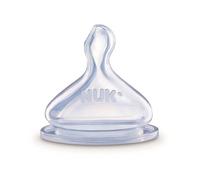 Nuk 2 Tetines Silicone Base Large Serenity + 6-18 M Xl Lait Et Cereales