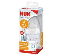 Nuk Biberon col large First Choice + 150 ml silicone T1 M